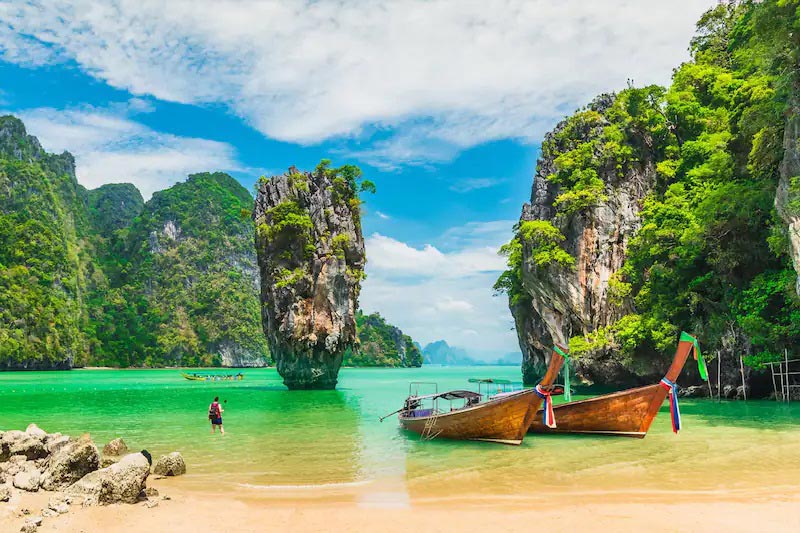 Private Speed Boat Phi Phi & Phang Nga Fullday Trip