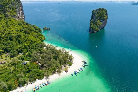 Private Catamaran Phi Phi + Krabi + James Bond (2 Days 1 Night Trip)
