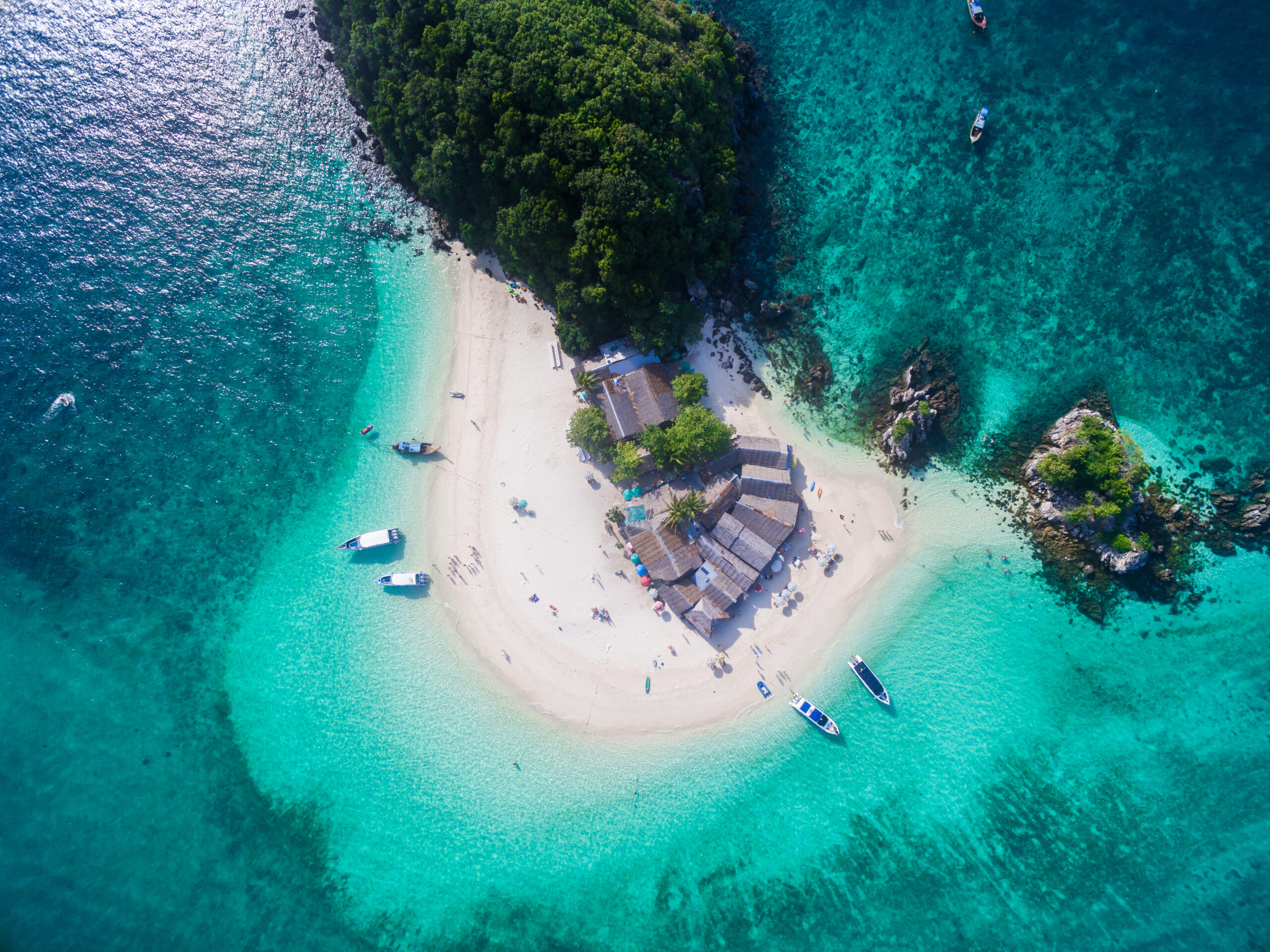 Private Catamaran Khai Nui + Khai Nok (One Day Trip)