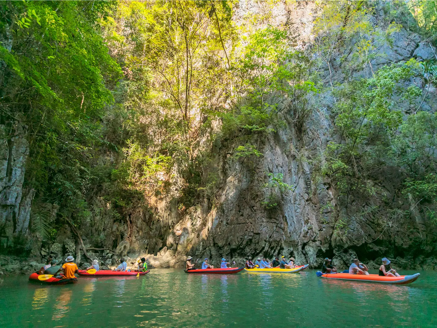 Private Catamaran James Bond + Naka Island + Canoe (One Day Trip)