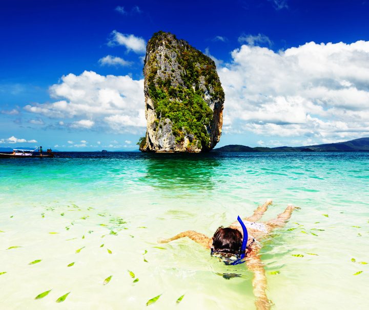 Private Catamaran Phi Phi + Krabi (Chicken + Poda) (One Day Trip)