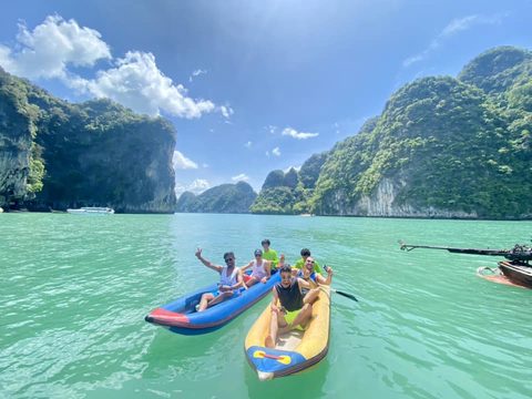Premium Long tail Boat trip to 2 different Islands (Maiton & Banana Beach)