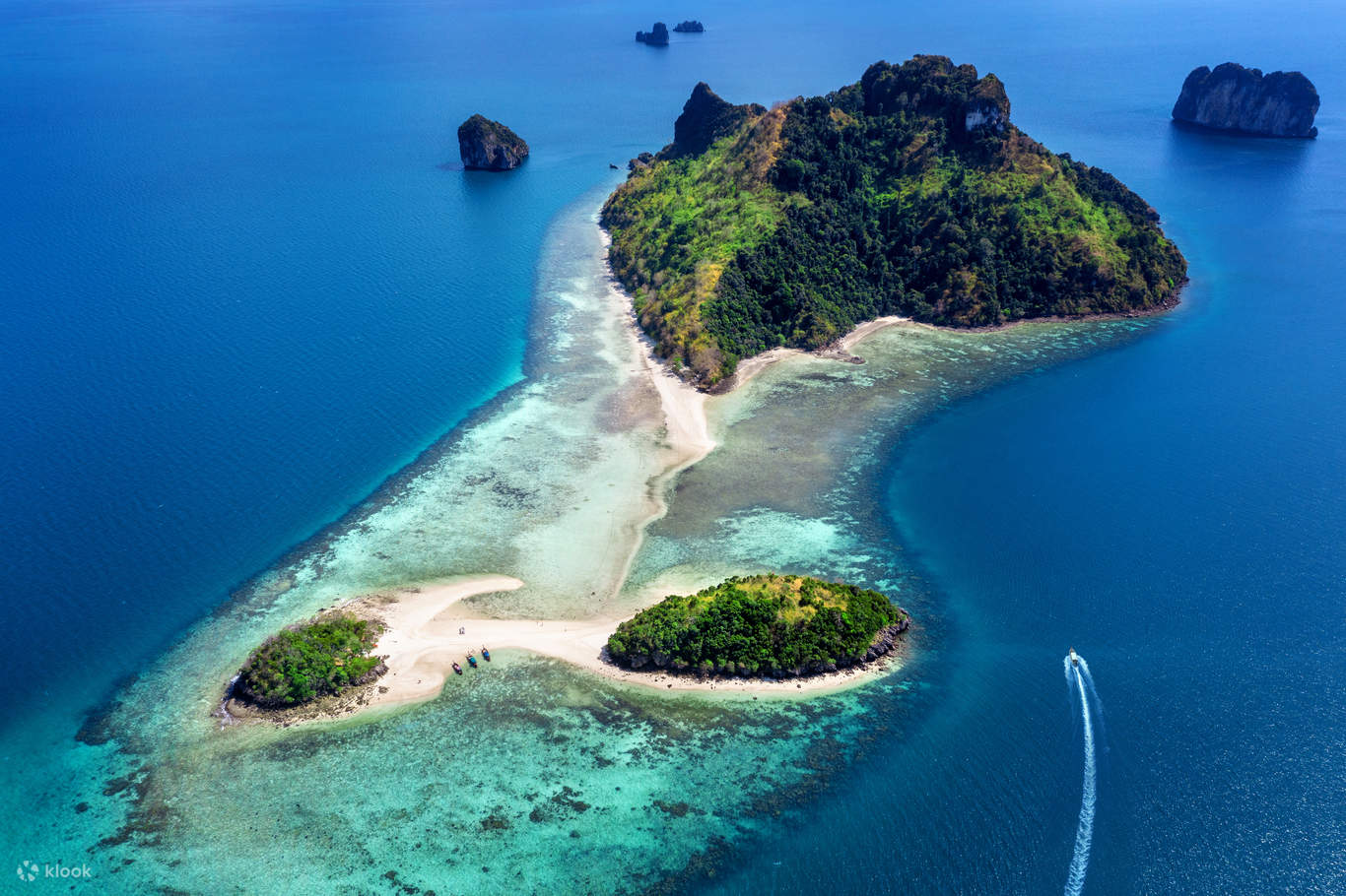Private Speed Boat Krabi 4 Islands Fullday Trip